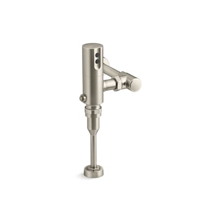 Kohler Mach Tripoint Touchless Urinal Flushometer, Dc-Powered, 0.5 Gpf In Vibrant Brushed Nickel 10UD00G20-BN